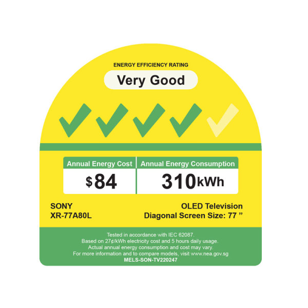 SONY OLED TV XR-77A80L