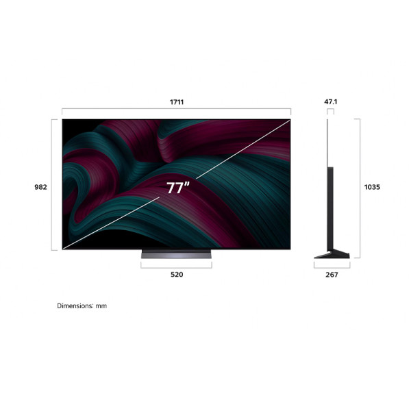 LG OLED EVO OLED77C5PSA.ATC