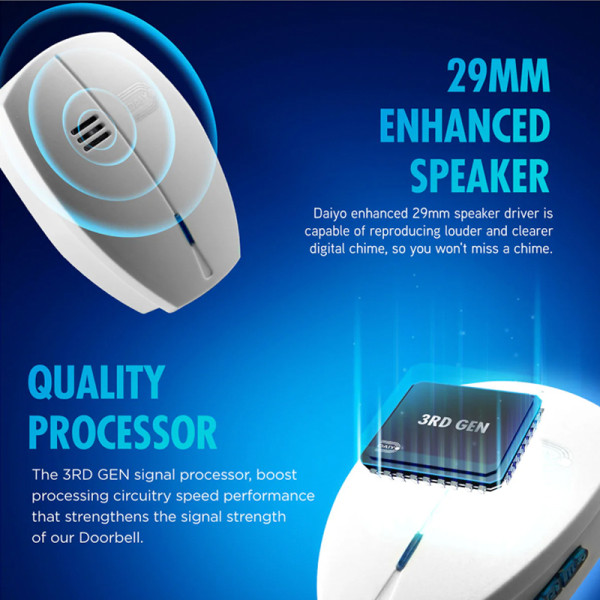 DAIYO DOOR CHIME DDB 39W