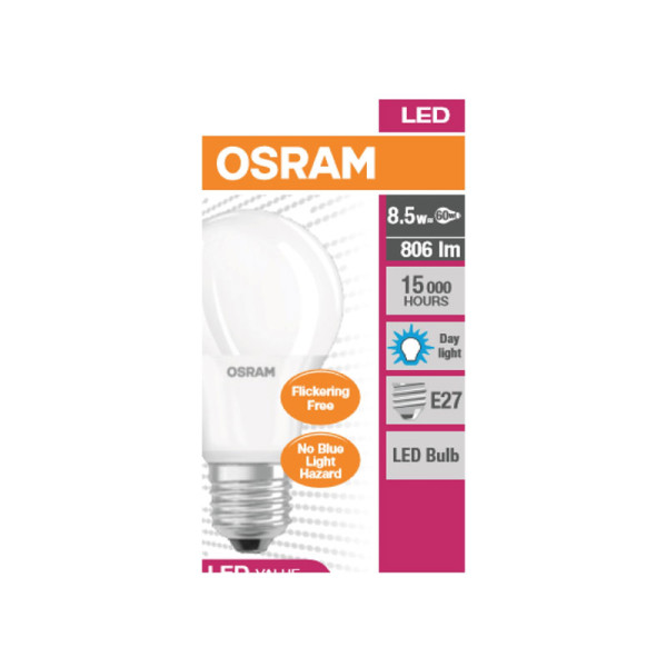 OSRAM BULBS LED 8.5W/865 DAYLIGHT 