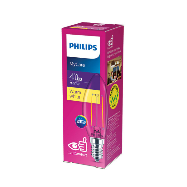PHILIPS BULBS LEDCLASSIC 4-40W B35 E14 830