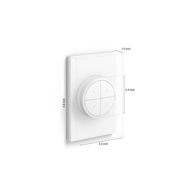 PHILIPS HUE PRODUCTS HUE TAP DIAL SWITCH GMGC WHITE