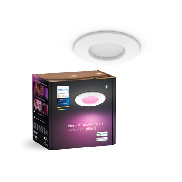 PHILIPS HUE PRODUCTS HUE WCA SLIM RECESSED 90MM WHT