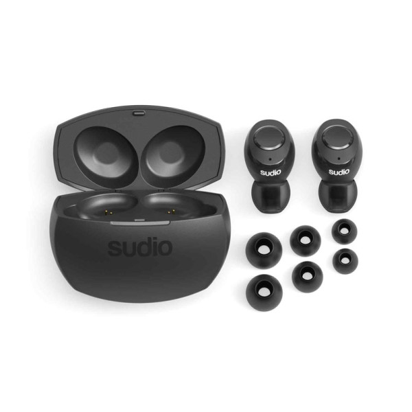 SUDIO EARPHONES/HEADPHONES/EARBUDS Tolv R Black