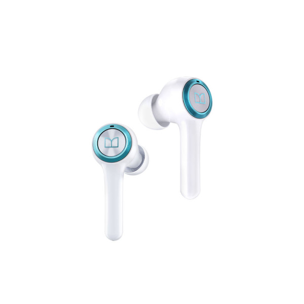 MONSTER EARPHONES/HEADPHONES/EARBUDS CLARITY 102 AIRLINKS WHITE