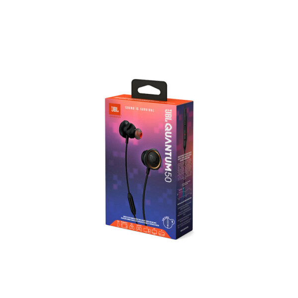 JBL EARPHONES/HEADPHONES/EARBUDS QUANTUM 50 BLACK