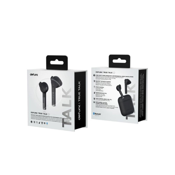 DEFUNC EARPHONES/HEADPHONES/EARBUDS DF TRUE TALK TWS BLK