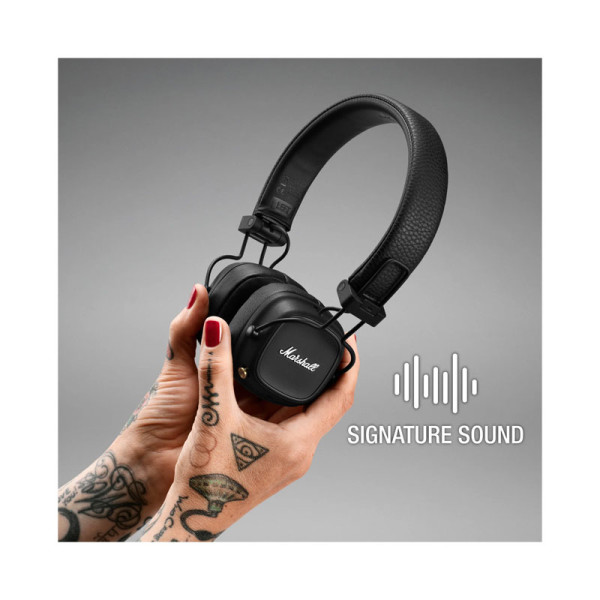 MARSHALL EARPHONES/HEADPHONES/EARBUDS MAJOR IV • BLACK