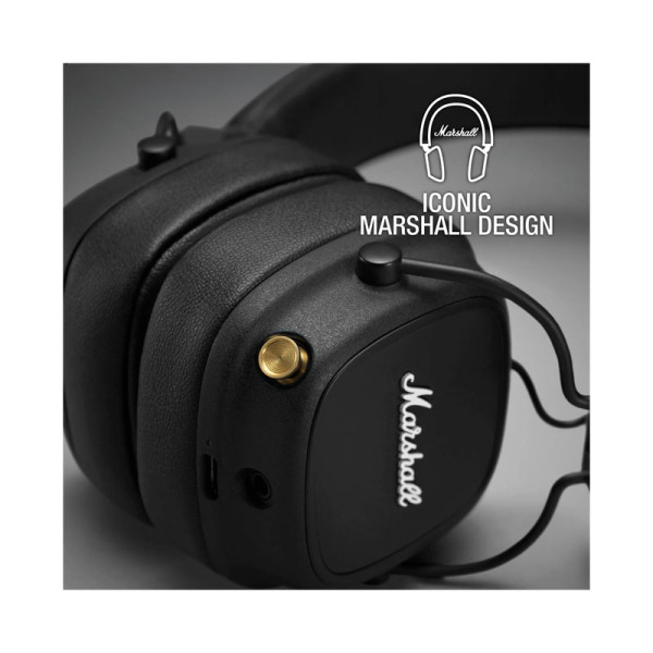 MARSHALL EARPHONES/HEADPHONES/EARBUDS MAJOR IV • BLACK