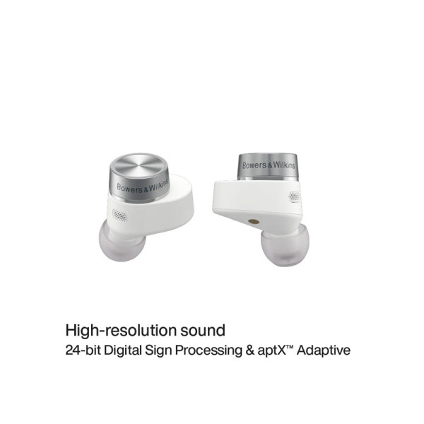 Bowers & Wilkins EARPHONES/HEADPHONES/EARBUDS B&W PI7 S2-CANVAS WHITE