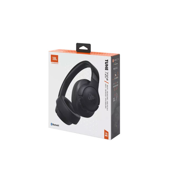 JBL EARPHONES/HEADPHONES/EARBUDS TUNE 720BT BLACK