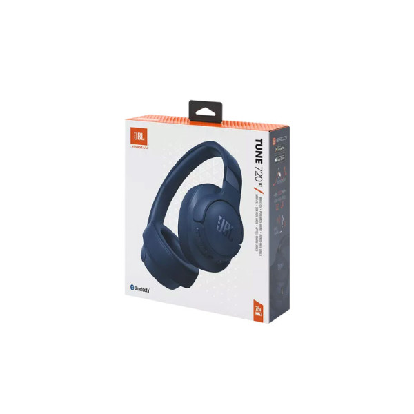 JBL EARPHONES/HEADPHONES/EARBUDS TUNE 720BT BLUE