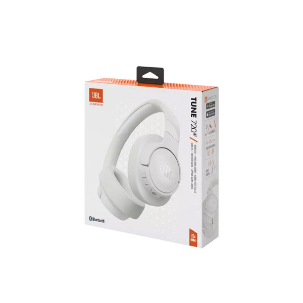 JBL EARPHONES/HEADPHONES/EARBUDS TUNE 720BT WHITE