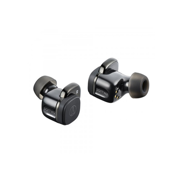 AUDIO TECHNICA EARPHONES/HEADPHONES/EARBUDS ATH-SQ1TW2 BK (BLACK)