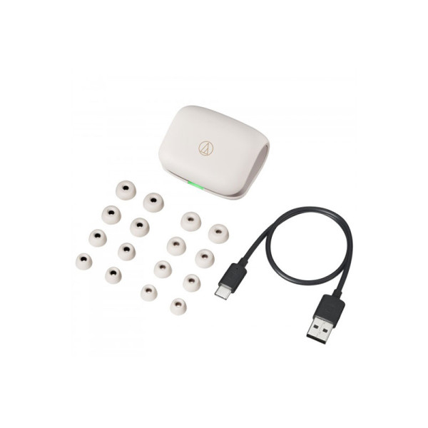 AUDIO TECHNICA EARPHONES/HEADPHONES/EARBUDS ATH-TWX7 WH