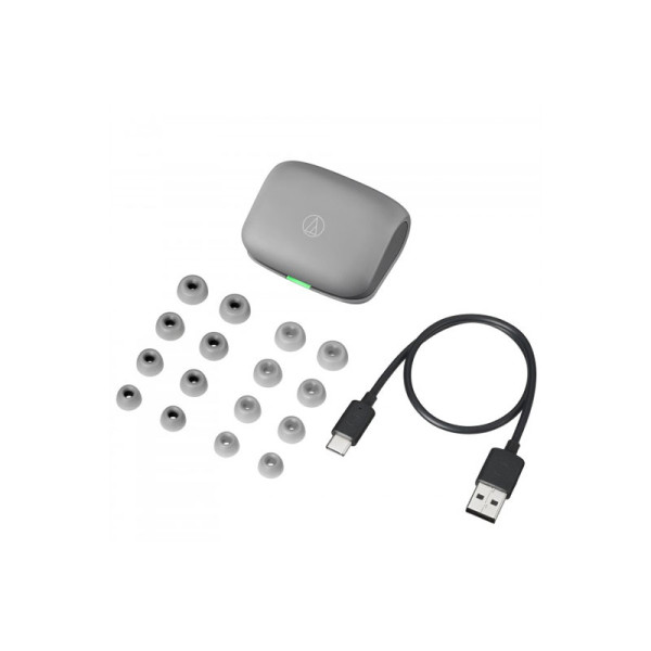 AUDIO TECHNICA EARPHONES/HEADPHONES/EARBUDS ATH-TWX7 GY