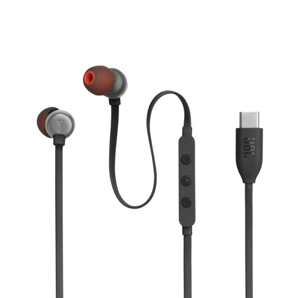 JBL EARPHONES/HEADPHONES/EARBUDS TUNE 310C BLACK