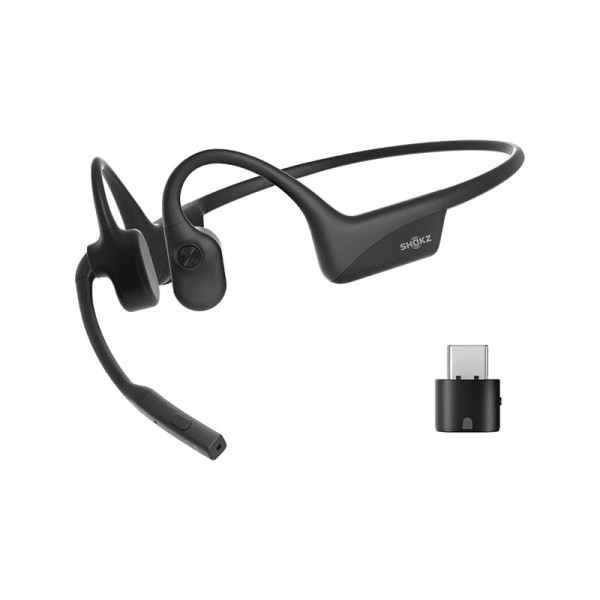 SHOKZ EARPHONES/HEADPHONES/EARBUDS OPENCOMM2 (USB C)_C110-AC-BK