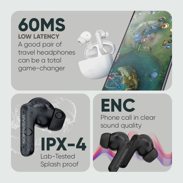 SONICGEAR EARPHONES/HEADPHONES/EARBUDS EARPUMP Q1 BLACK