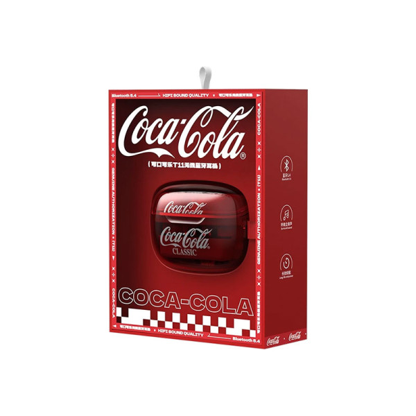 Coca Cola EARPHONES/HEADPHONES/EARBUDS T11 (RED)