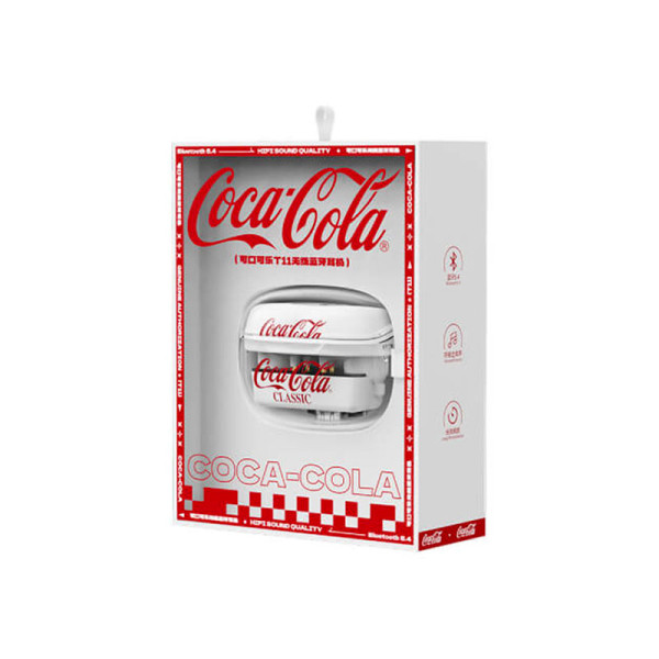 Coca Cola EARPHONES/HEADPHONES/EARBUDS T11 (WHITE)