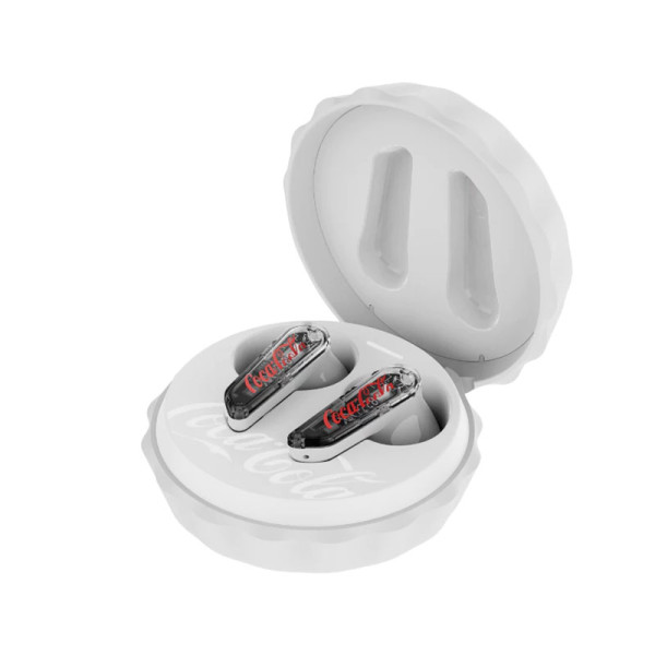 Coca Cola EARPHONES/HEADPHONES/EARBUDS T13 (WHITE)