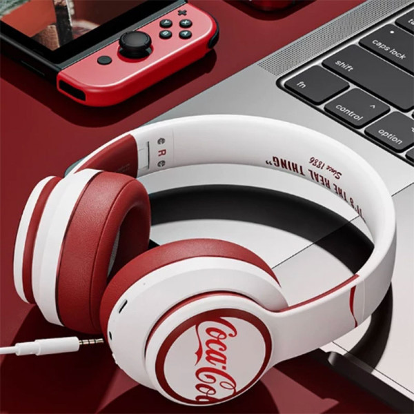 Coca Cola EARPHONES/HEADPHONES/EARBUDS T05 (WHITE)
