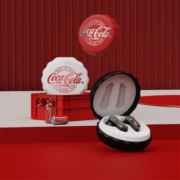 Coca Cola EARPHONES/HEADPHONES/EARBUDS T13 (BLACK)