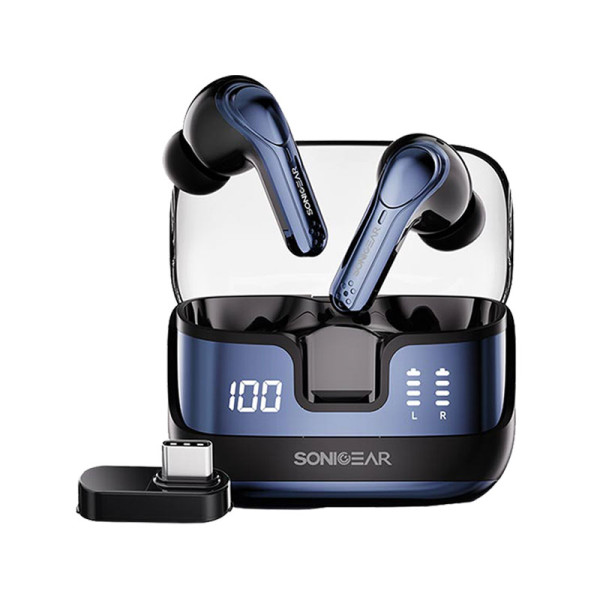 SONICGEAR EARPHONES/HEADPHONES/EARBUDS EARPUMP XP2 OBSIDIAN