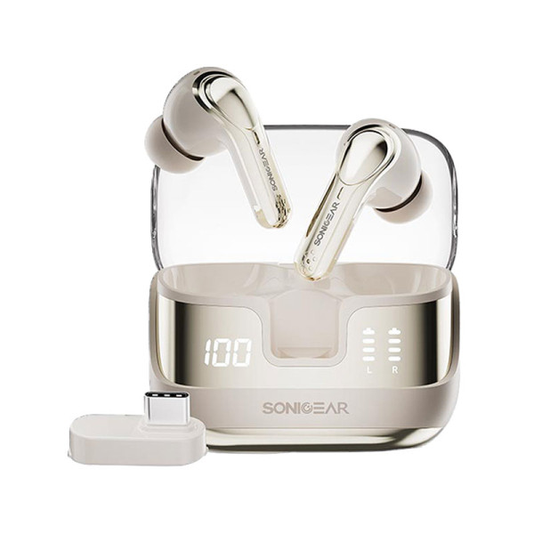 SONICGEAR EARPHONES/HEADPHONES/EARBUDS EARPUMP XP2 GOLD