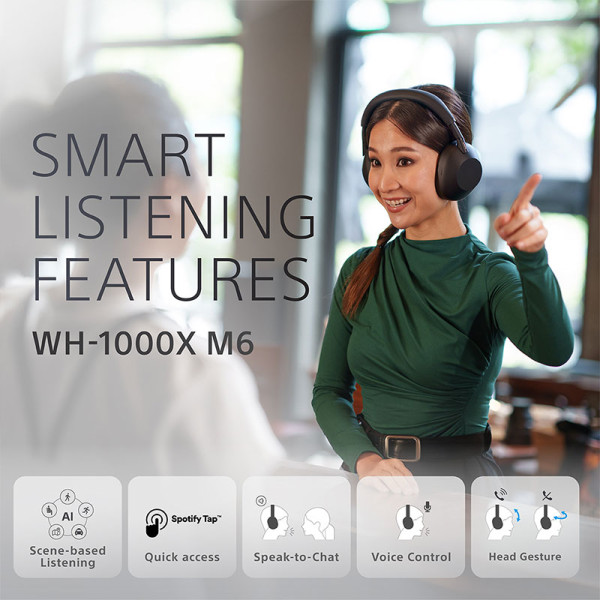 SONY EARPHONES/HEADPHONES/EARBUDS WH-1000XM6/BME