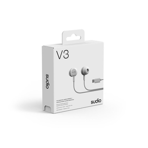 SUDIO EARPHONES/HEADPHONES/EARBUDS SUDIO SD-V3WHT