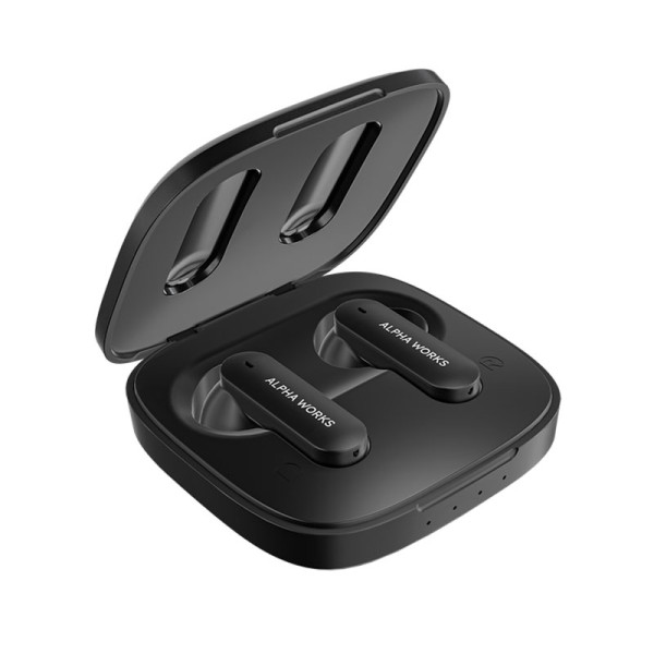 ALPHA WORK EARPHONES/HEADPHONES/EARBUDS AW-CURVE100BLK