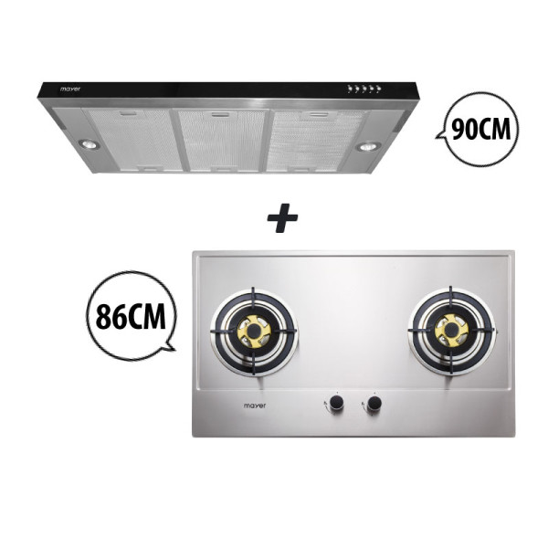 MAYER GAS RANGE PACKAGE MMSS882+MMSI900HS