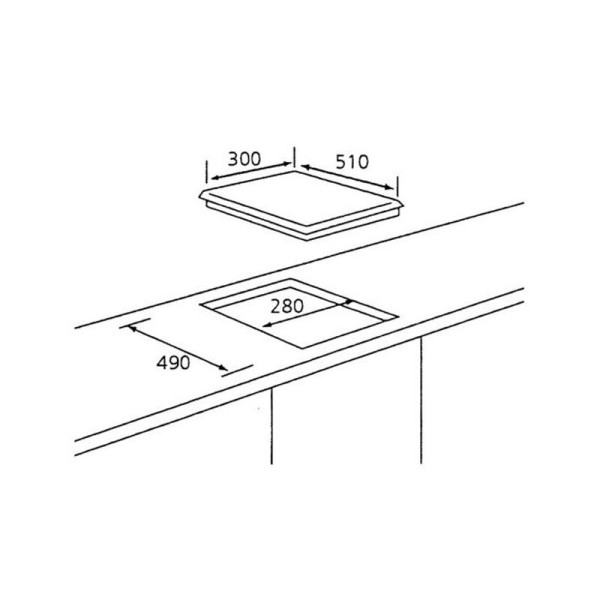 TECNO BUILT-IN HOB TA-321TRSV