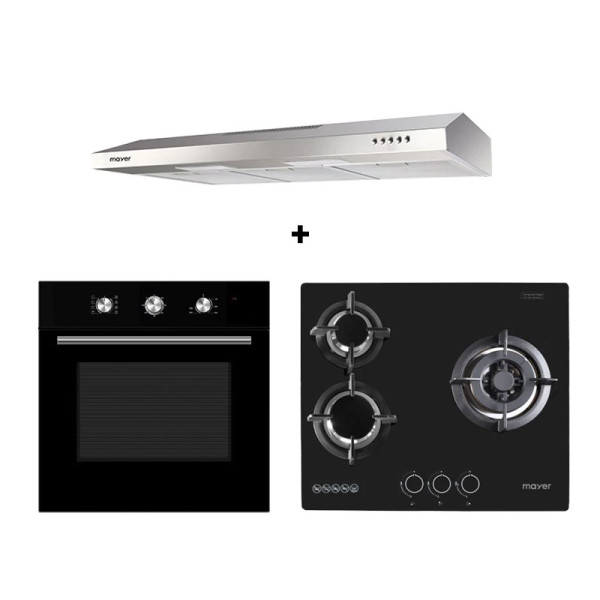 MAYER GAS RANGE PACKAGE MMGH633+MMSL901SM+MMD08