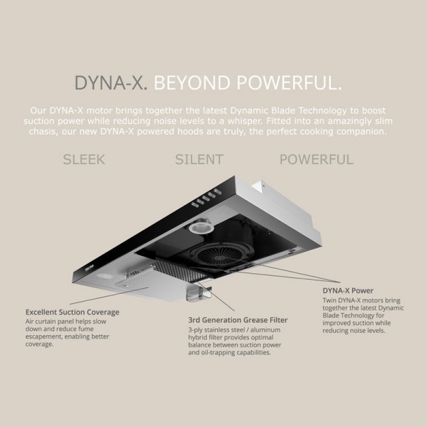 TECNO C/HOOD-90CM SLIM TCH929DP BK