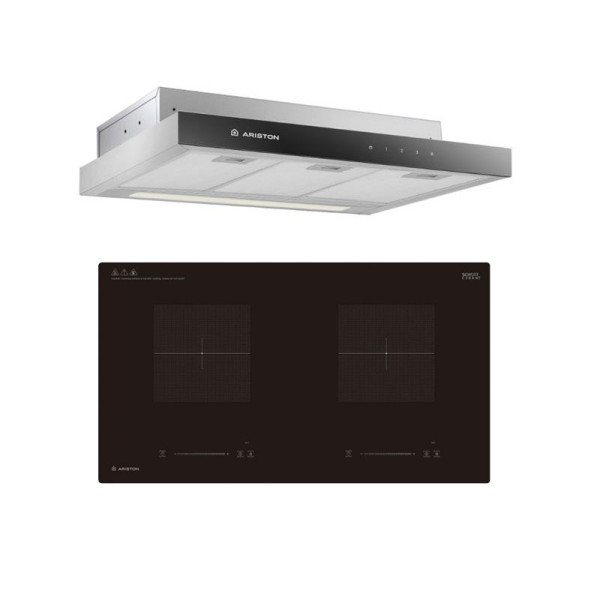 ARISTON INDUCTION RANGE PACKAGE NIG720BS+ASL9F