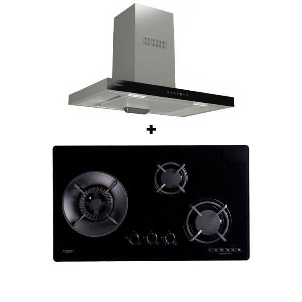 FUJIOH GAS RANGE PACKAGE FH-GS5035SV+FR MT1990R