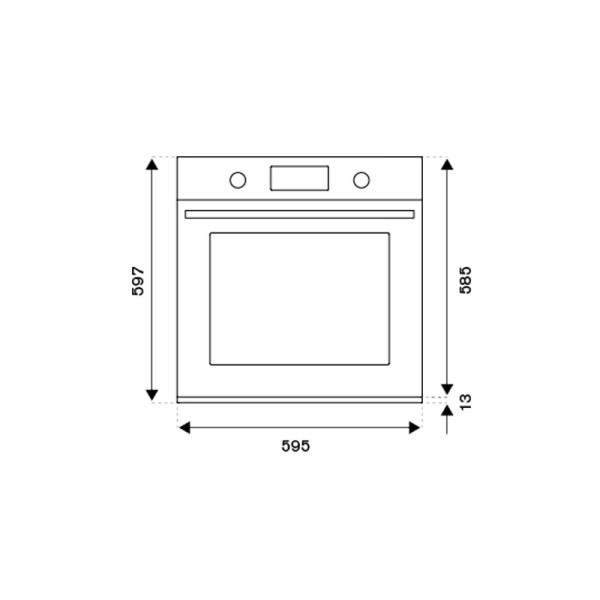 BERTAZZONI BUILT-IN OVEN (76L) F6011MODVPTN