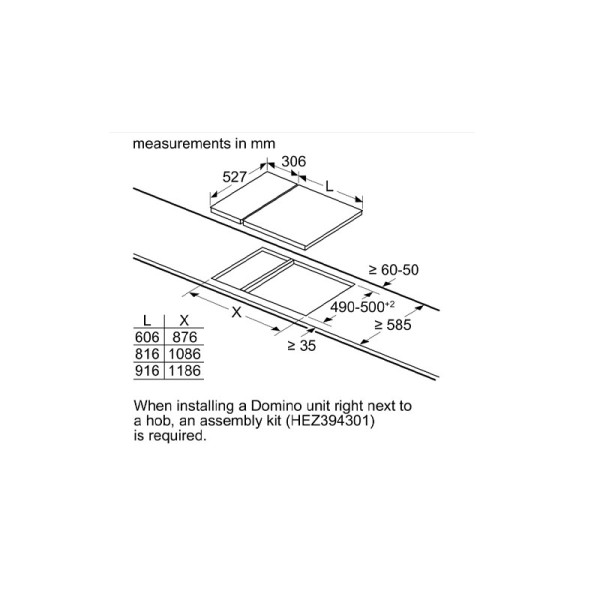 BOSCH BUILT-IN HOB PRB3A6B70K