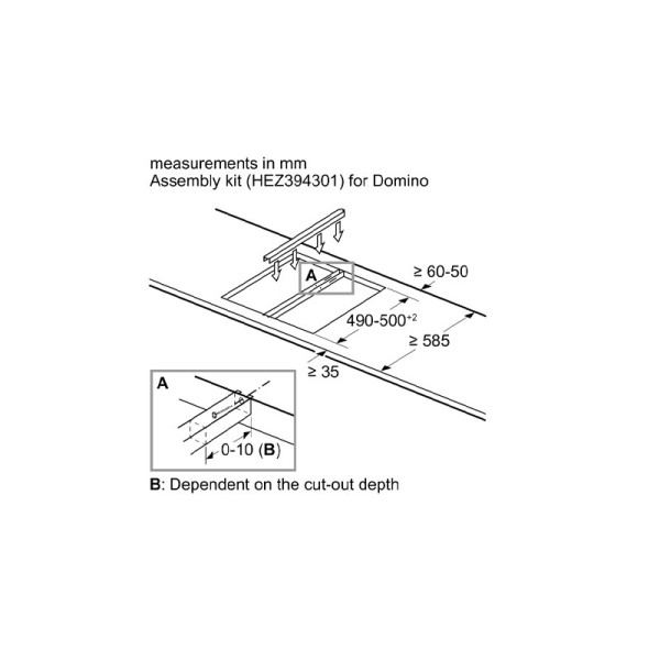 BOSCH BUILT-IN HOB PRB3A6B70K