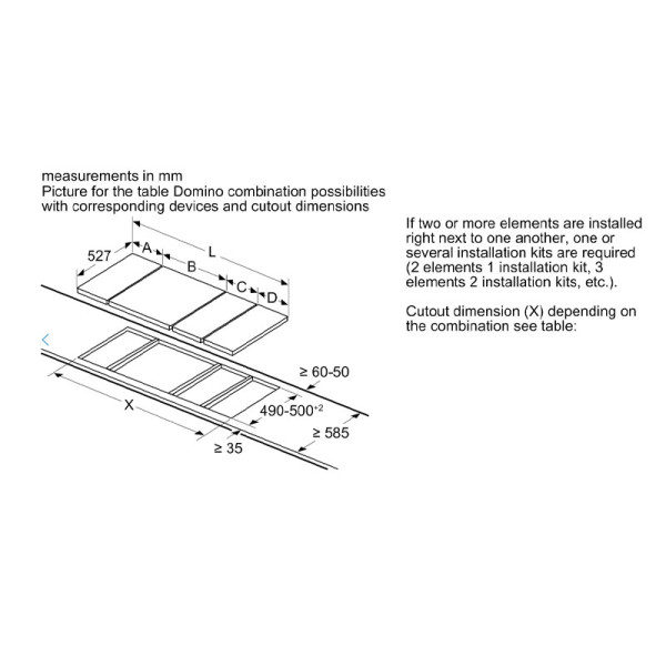 BOSCH BUILT-IN HOB PRB3A6B70K