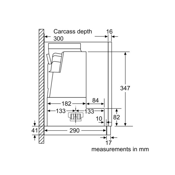 BOSCH COOKERHOOD DFS097A51B