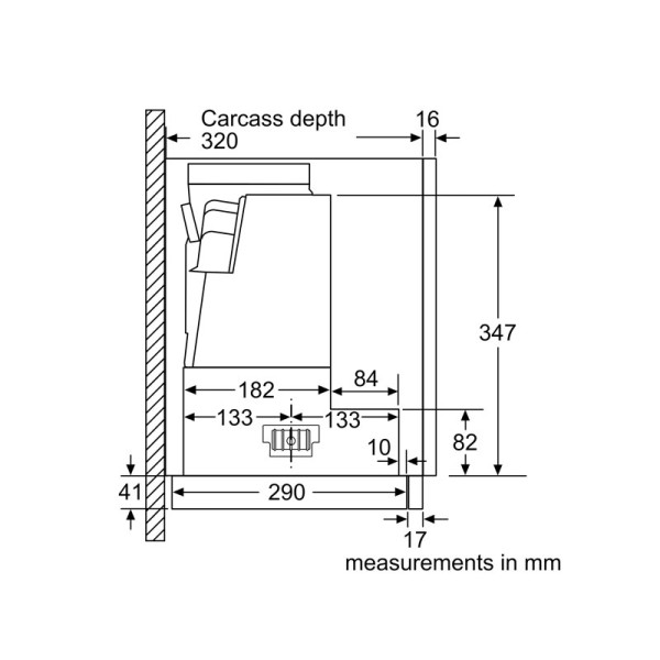 BOSCH COOKERHOOD DFS097A51B