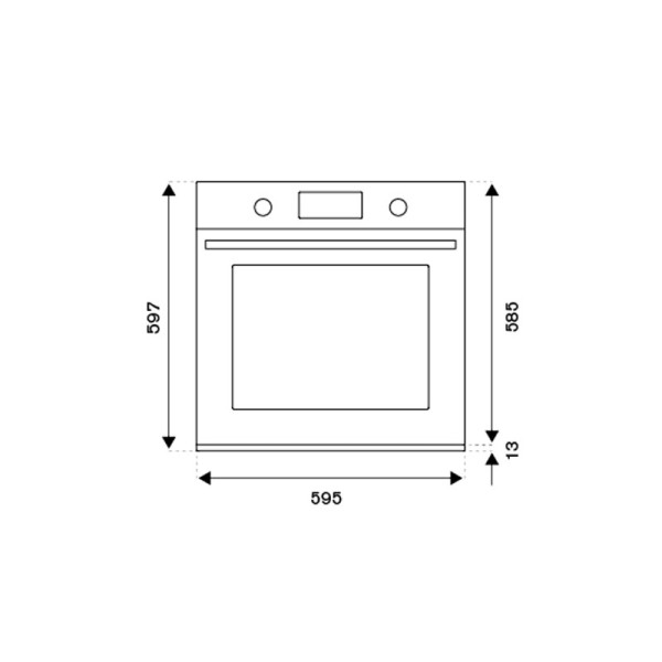BERTAZZONI BUILT-IN ELECTRIC OVEN (76L) F6011MODPLC-COPPER
