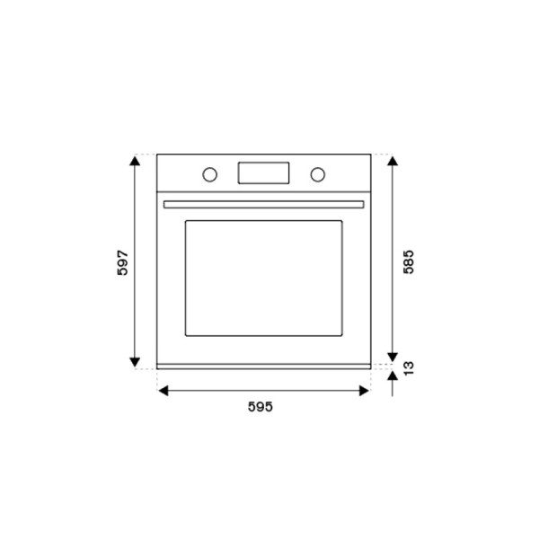 BERTAZZONI BUILT-IN ELECTRIC OVEN (76L) F6011MODPLZ-ZINC