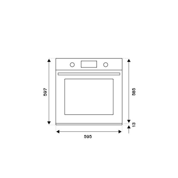 BERTAZZONI BUILT-IN ELECTRIC OVEN (76L) F6011MODPLX-S/S