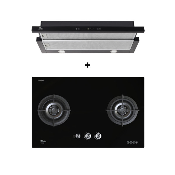 TURBO GAS RANGE PACKAGE T772GV-BK+TL500-90BK