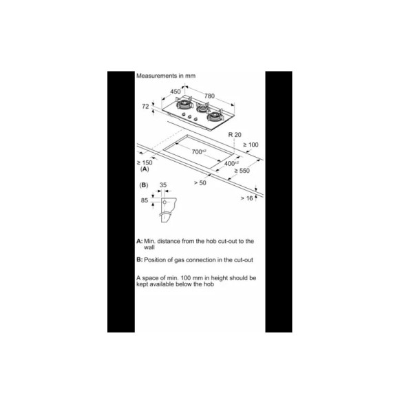 BOSCH 78CM BUILT-IN HOB PMD83D31AF (PUB)